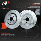 Front Drilled Brake Rotors for Jeep Grand Cherokee (2011–2023)