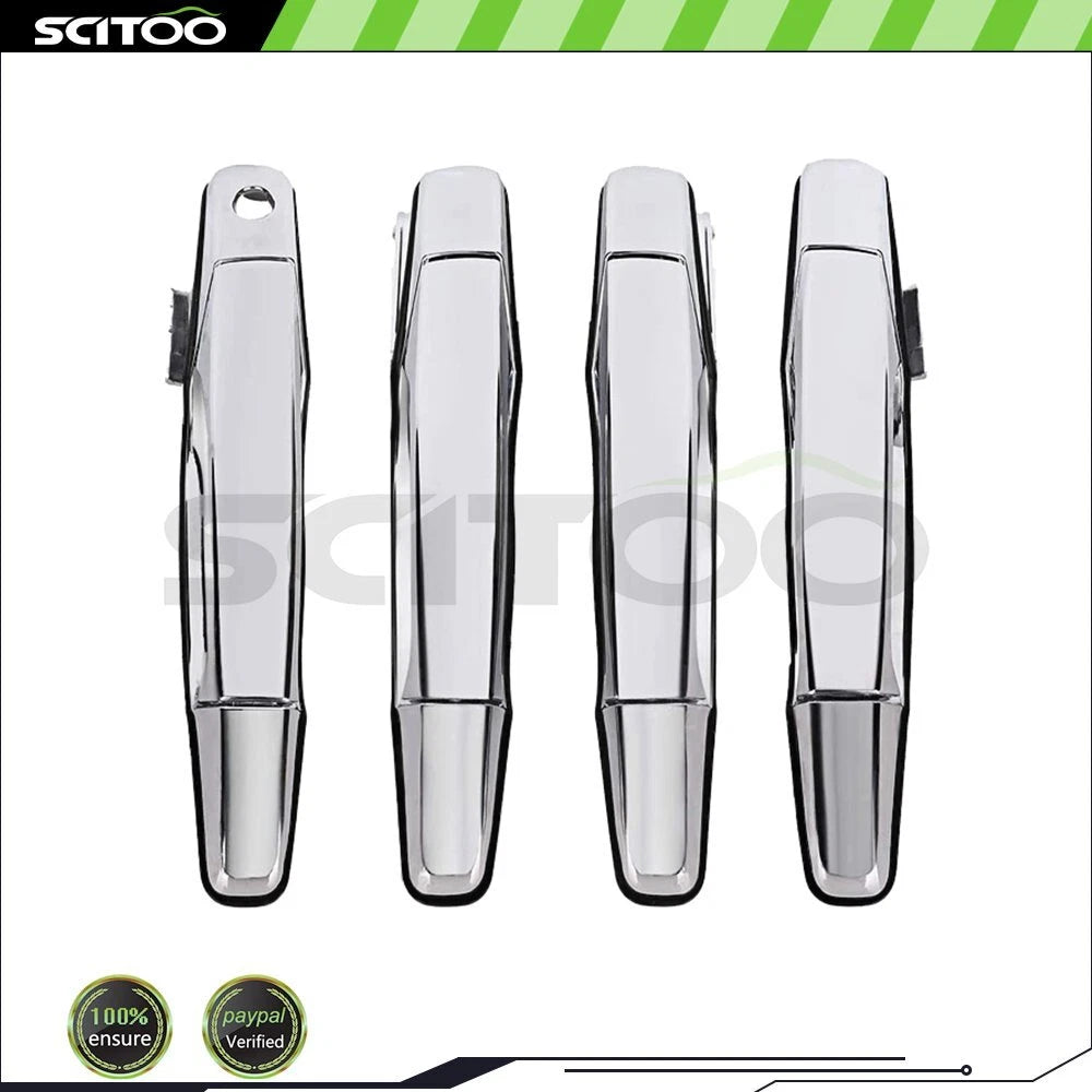 Chrome Outside Door Handle for Chevrolet Avalanche Silverado Sierra (2007–2013)