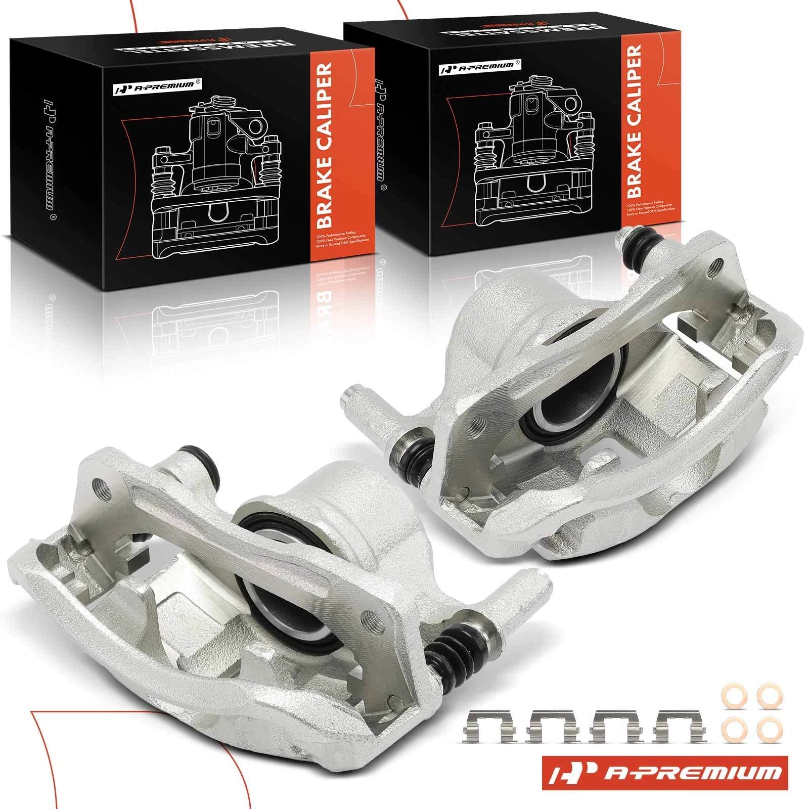Pair Front Brake Calipers for Hyundai Accent (1995–1999)