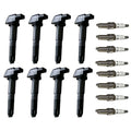 8x Ignition Coil & Iridium Spark Plug Kits for Porsche Cayenne (2003–2006)