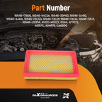 Engine Air Filter for Nissan 300ZX 3.0L (1990–1996) 16546-30P00, CA6900, 16546-73C11
