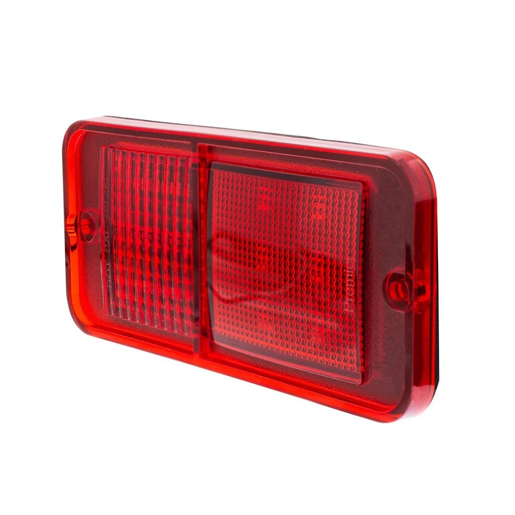 Front Red LED Side Marker Lights Pair for 1968–1972 Chevy GMC Truck