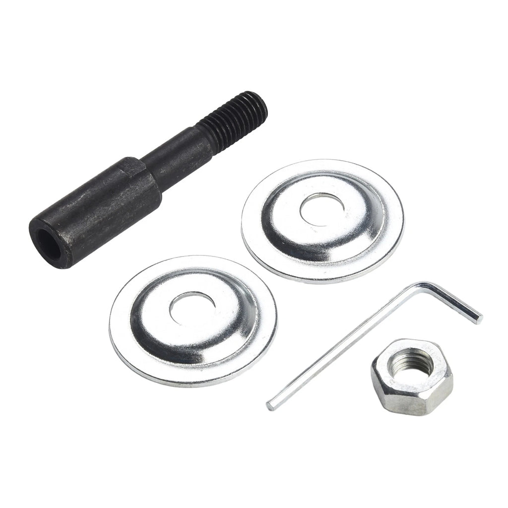 Spindle Adapter Motor 8x12x62mm for Grinding Polishing (Black/Silver)