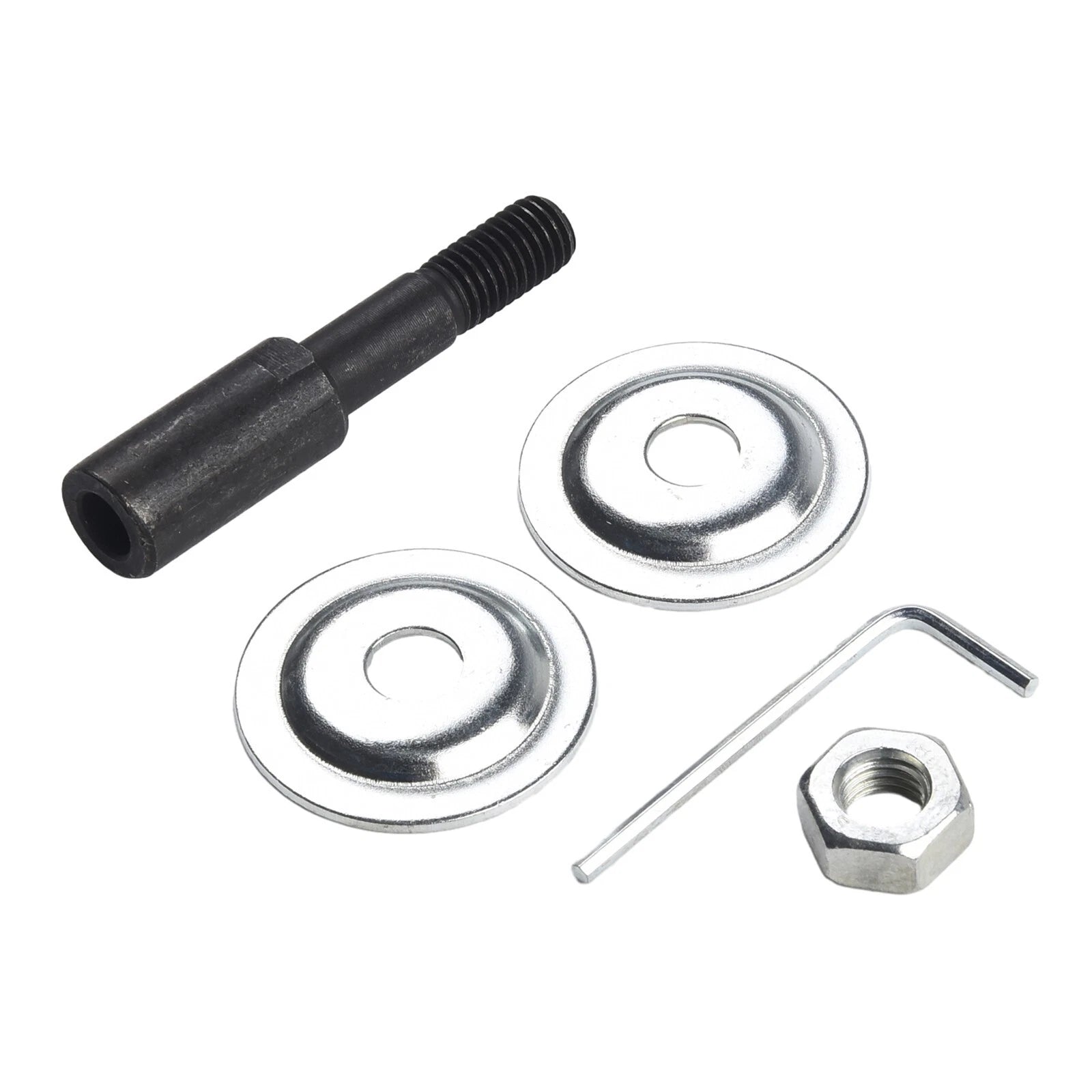 Spindle Adapter Motor 8x12x62mm for Grinding Polishing (Black/Silver)