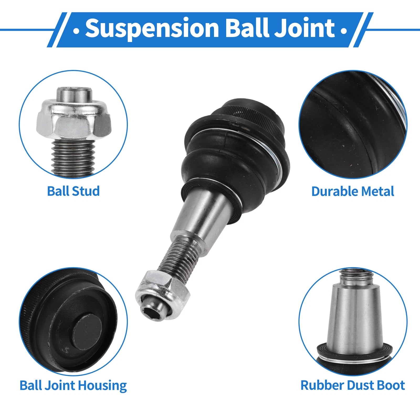 2X Front Lower Ball Joints for Cadillac Escalade (2015–2016) K500408/XMS50580