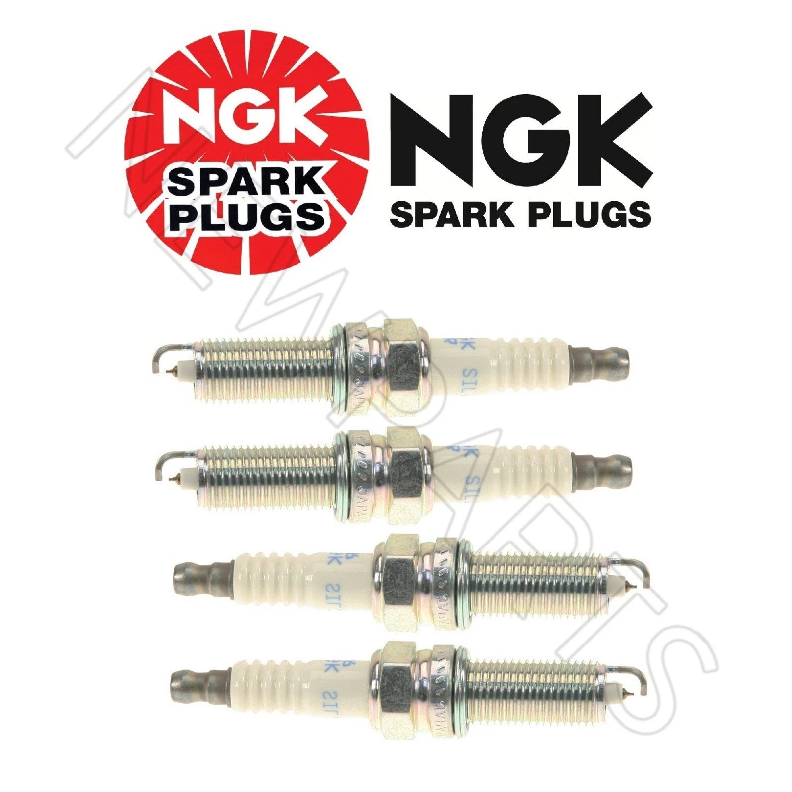 Set of 4 NGK Laser Iridium Spark Plugs for Hyundai Elantra Tucson Kia Forte (L4)