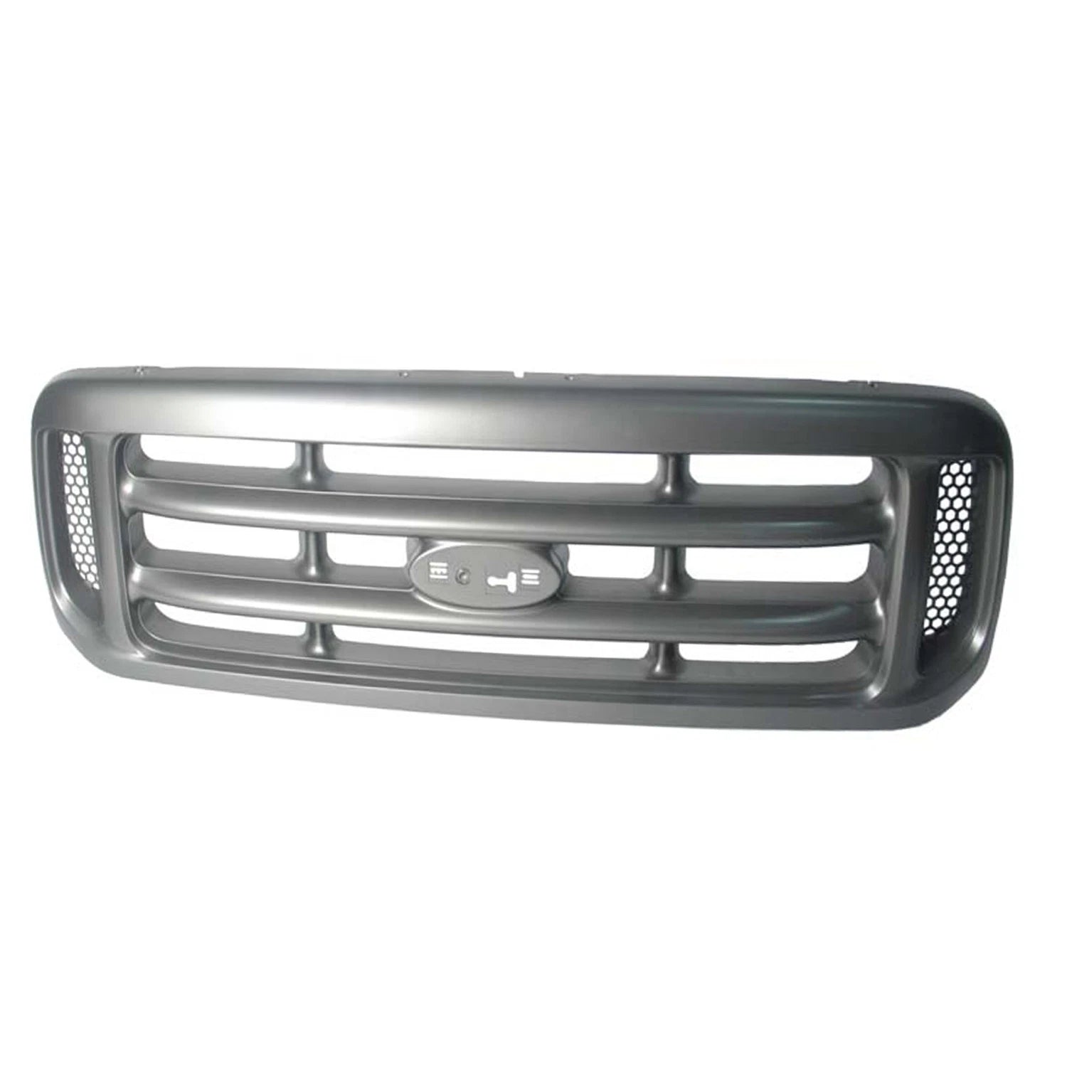 Replacement Silver Plastic Front Grille for Toyota Hilux (2005–2015)