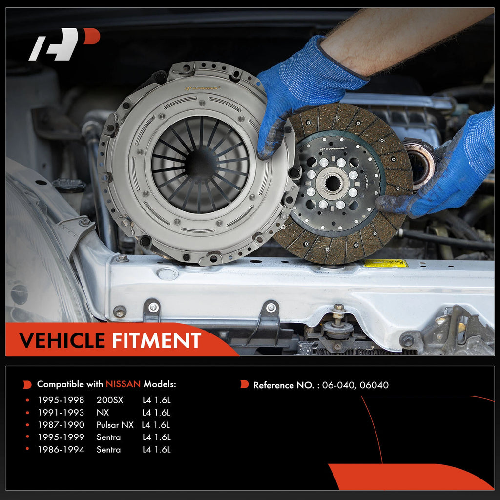 Clutch Kit for Nissan Sentra 1986–1999, 200SX 1995–1998