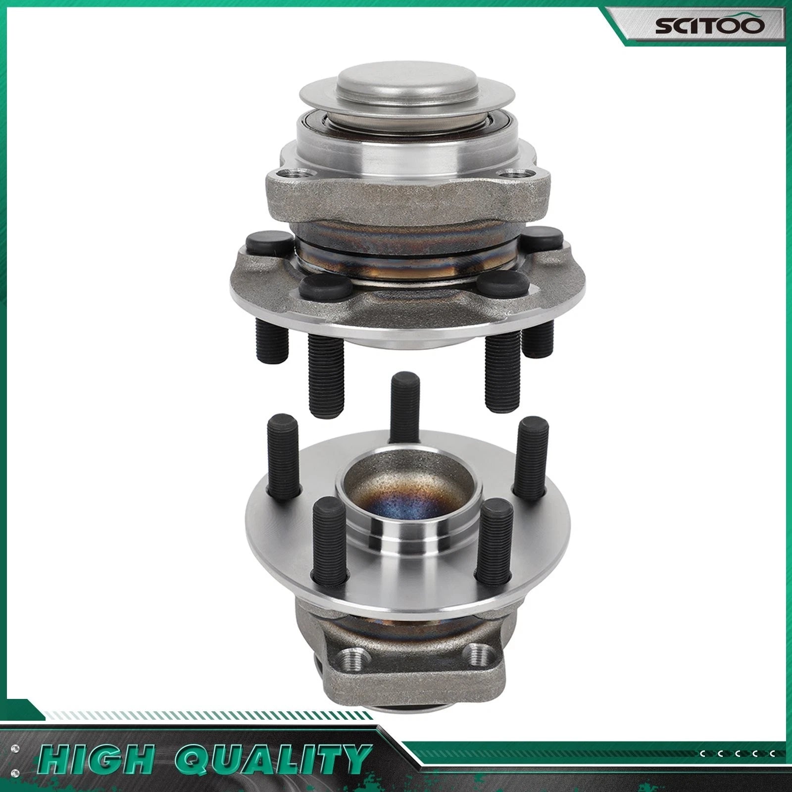 2 Pcs Front Wheel Hub Bearing Assembly for Scion FR-S (2013–2016) 5 Lugs