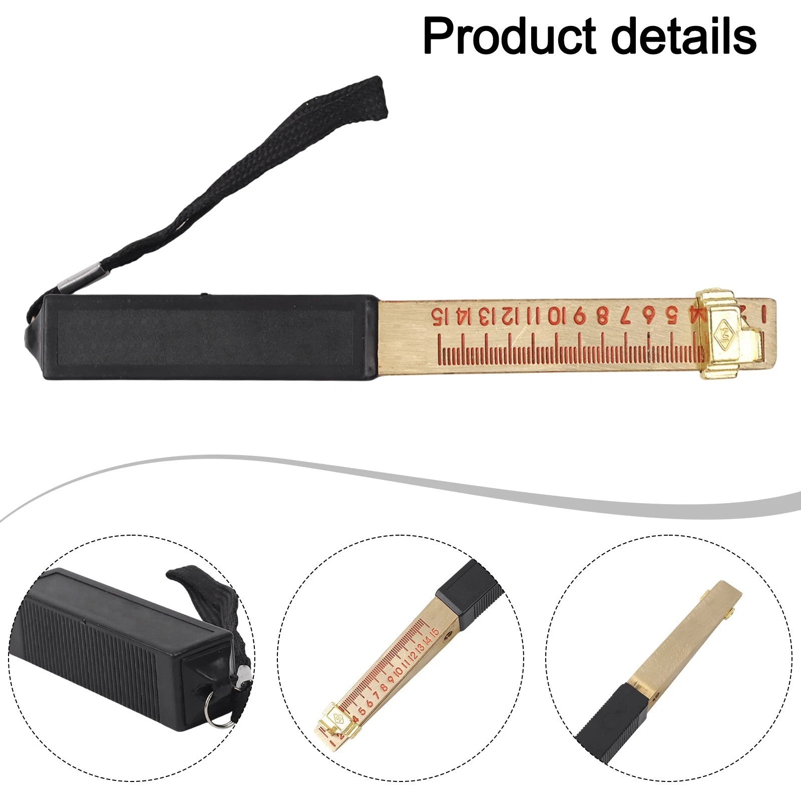 Feeler Gauge for Door Gap Measurements (Vernier Design)