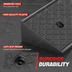 Set of 2 Curb Ramps 38.6"L x 5.9"W x 3"H 8800lbs Capacity for Households