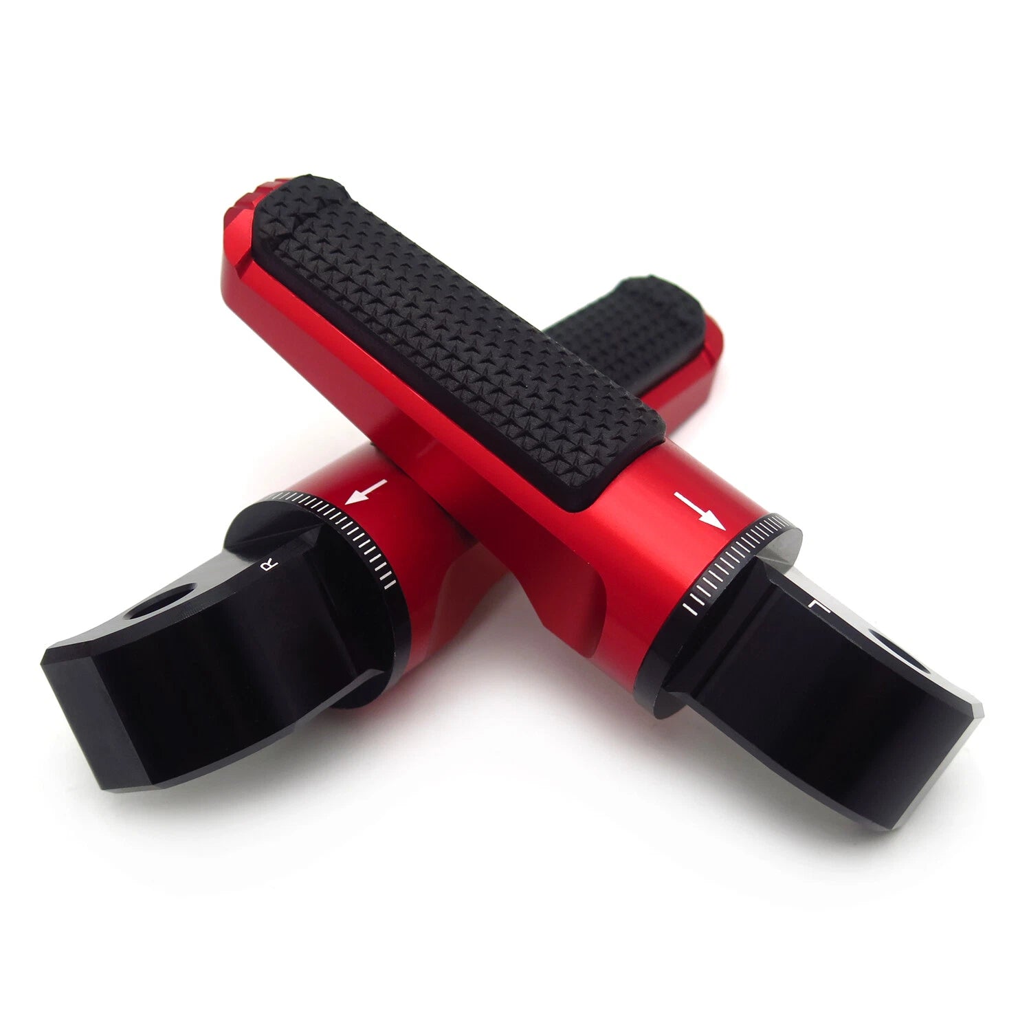 Adjustable CNC Footrest Foot Pegs for Yamaha YZF R6 FZ6 XJ6 TMAX 530 (2006–2023)