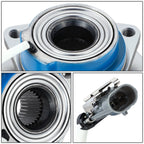 Set of 2 Rear Wheel Bearings & Hubs w/ABS Sensor for Cadillac STS SRX CTS (2004–2011)