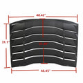 Rear Window Windshield Louver Cover Sunshade Vent for Dodge Charger (2011–2023)
