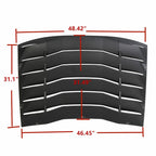 Rear Window Windshield Louver Cover Sunshade Vent for Dodge Charger (2011–2023)