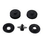 2 x Car Floor Mat Anti-Slip Clip Auto Carpet Fixing Grips Clamps Holders Black