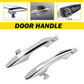 Exterior Door Handle Set of 2 for Acura MDX (2007–2013) Chrome Rear Left Right