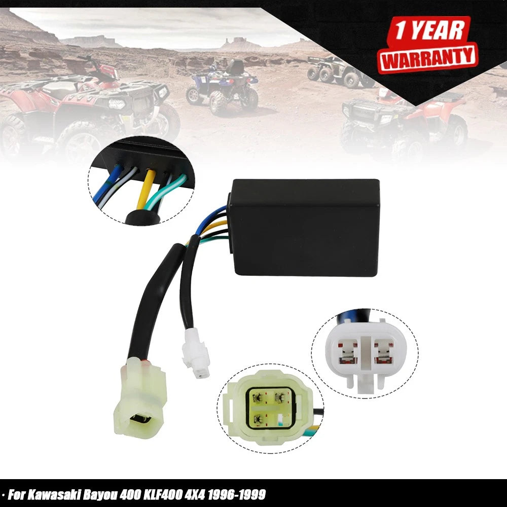 Ignitor CDI ECU Box for Kawasaki Bayou 400 KLF400B (1996–1999)