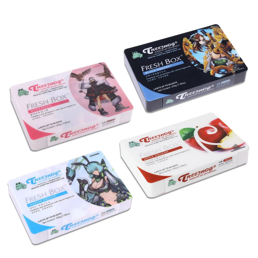 4pc Fresh Box Air Freshener for Treefrog Anime Graphic (200g)