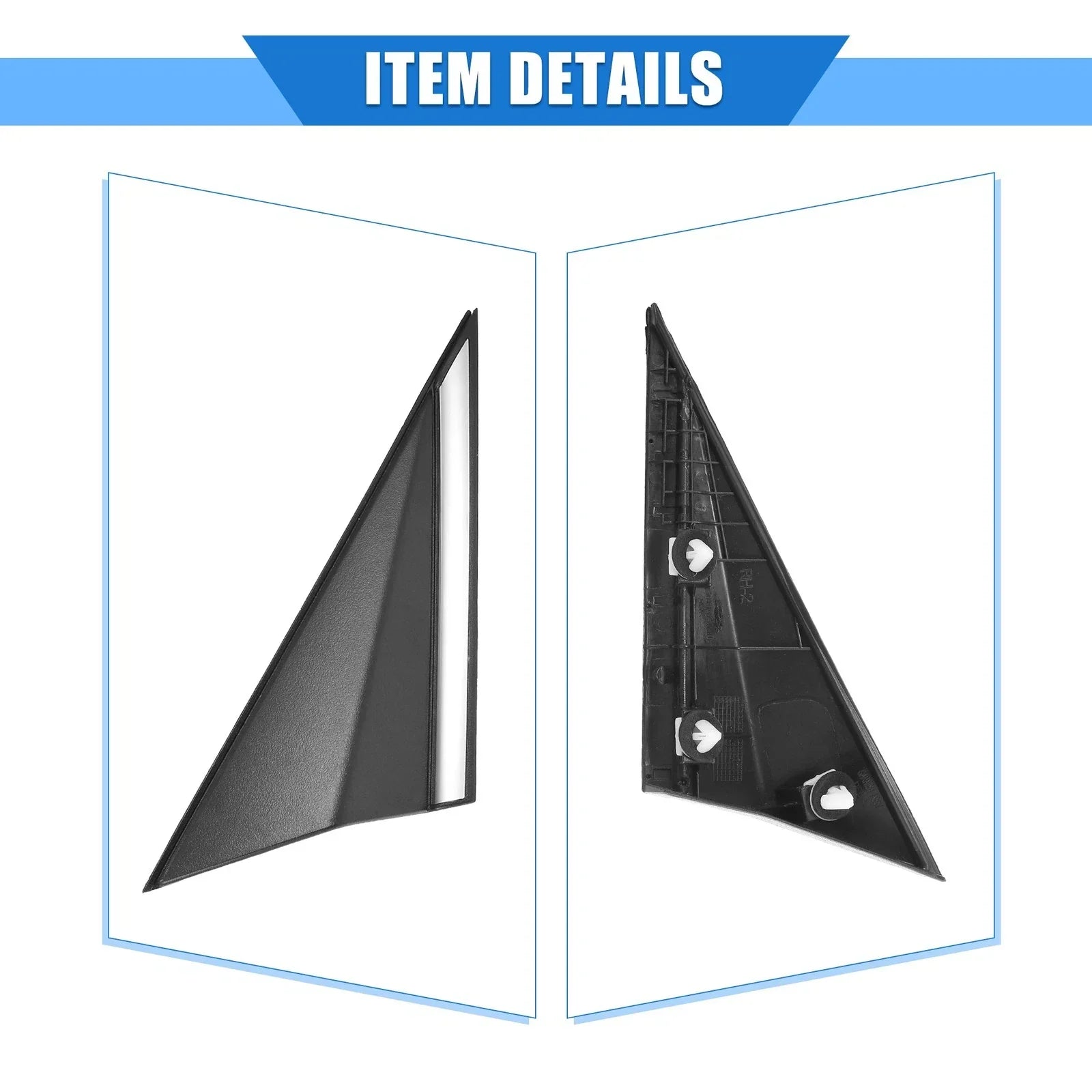 Right Mirror Corner Triangle Fender Cover for Hyundai Elantra (2017-2023)