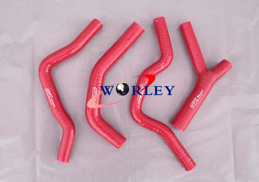 Aluminum Radiator + RED Hose for HONDA CR500 CR500R (1985-1988)