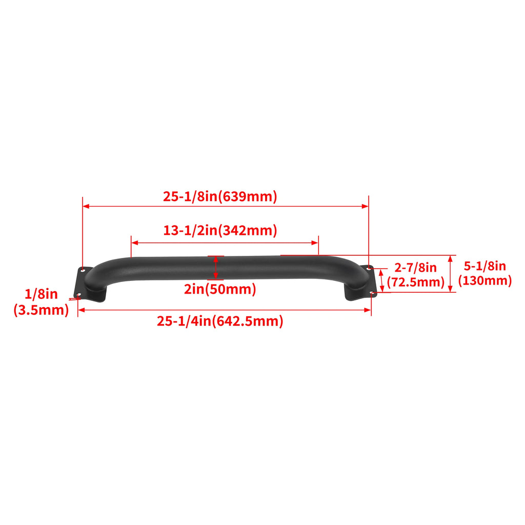 Grille Winch Brush Guard for Jeep Wrangler Gladiator JL JT (2018–2026)