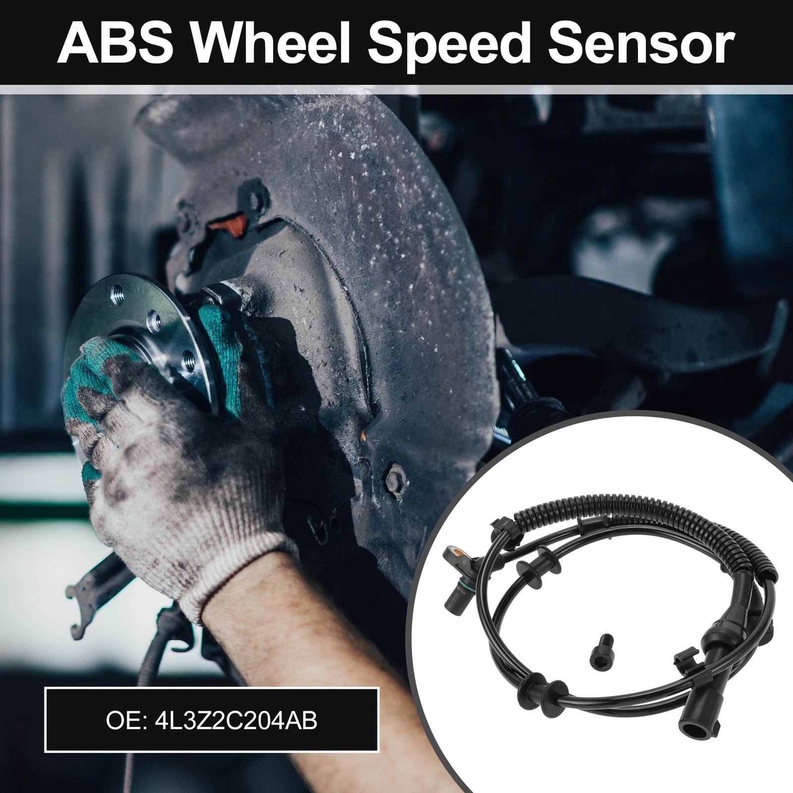 ABS Wheel Speed Sensor Kit for Ford (2004–2008) 4L3Z2C204AB