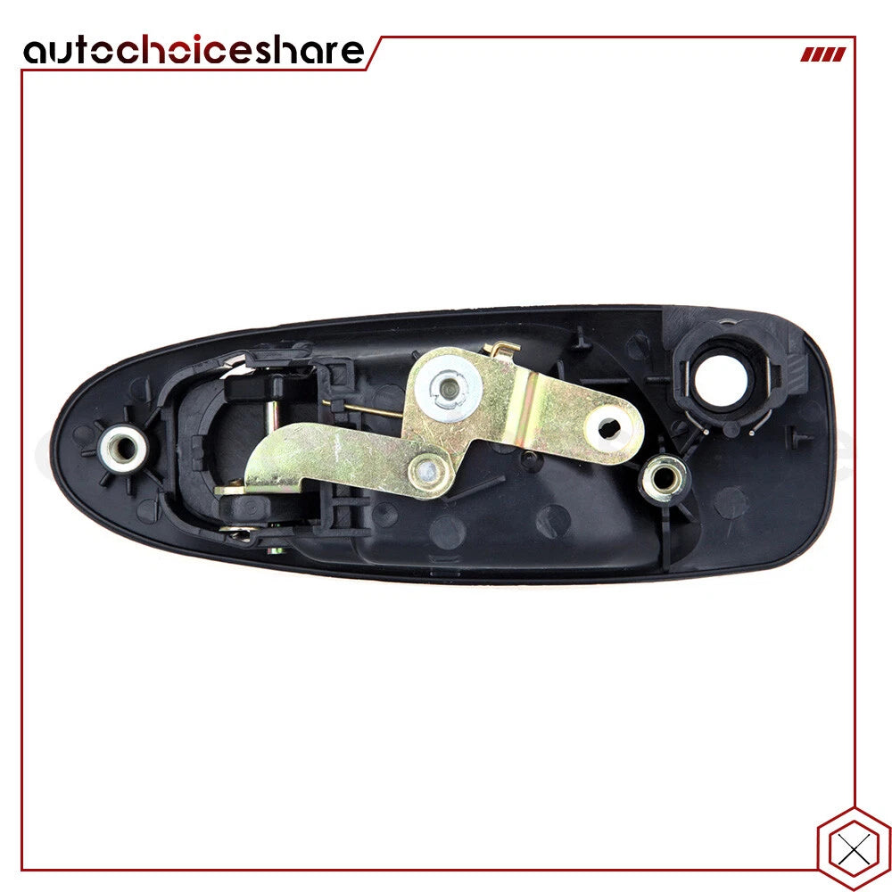 1X Black Exterior Door Handle for Honda Civic (1992–1995)