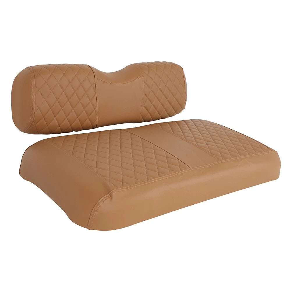 Golf Cart Seat Cover for EZGO TXT (Checked Front, 2000–2023)