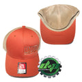 Flexfit Hat for Duramax Diesel DMAX Truck (S/M, Burnt Orange, Mesh Back)