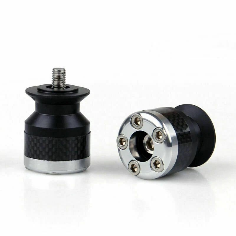 CNC Carbon Fiber 8mm Swingarm Sliders Spools for Ducati 1098 1198 Monster (2007–2012)