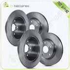 Front Rear Solid Brake Rotors for Toyota Avalon (2008–2014)