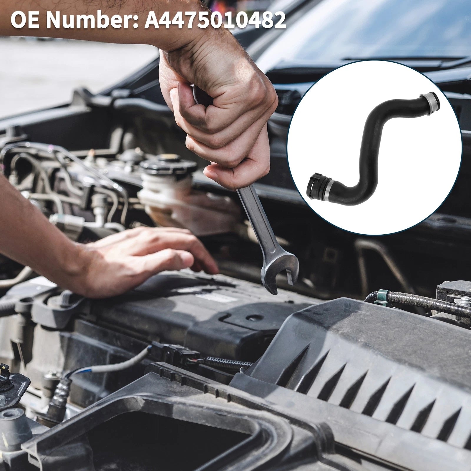 HVAC Heater Hose for Mercedes-Benz Vito W447 (2014–2024) No.A4475010482 Rubber