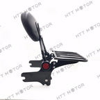 Adjustable Detachable Backrest Sissy Bar w/ Luggage Rack for Harley Touring (1997–2008)