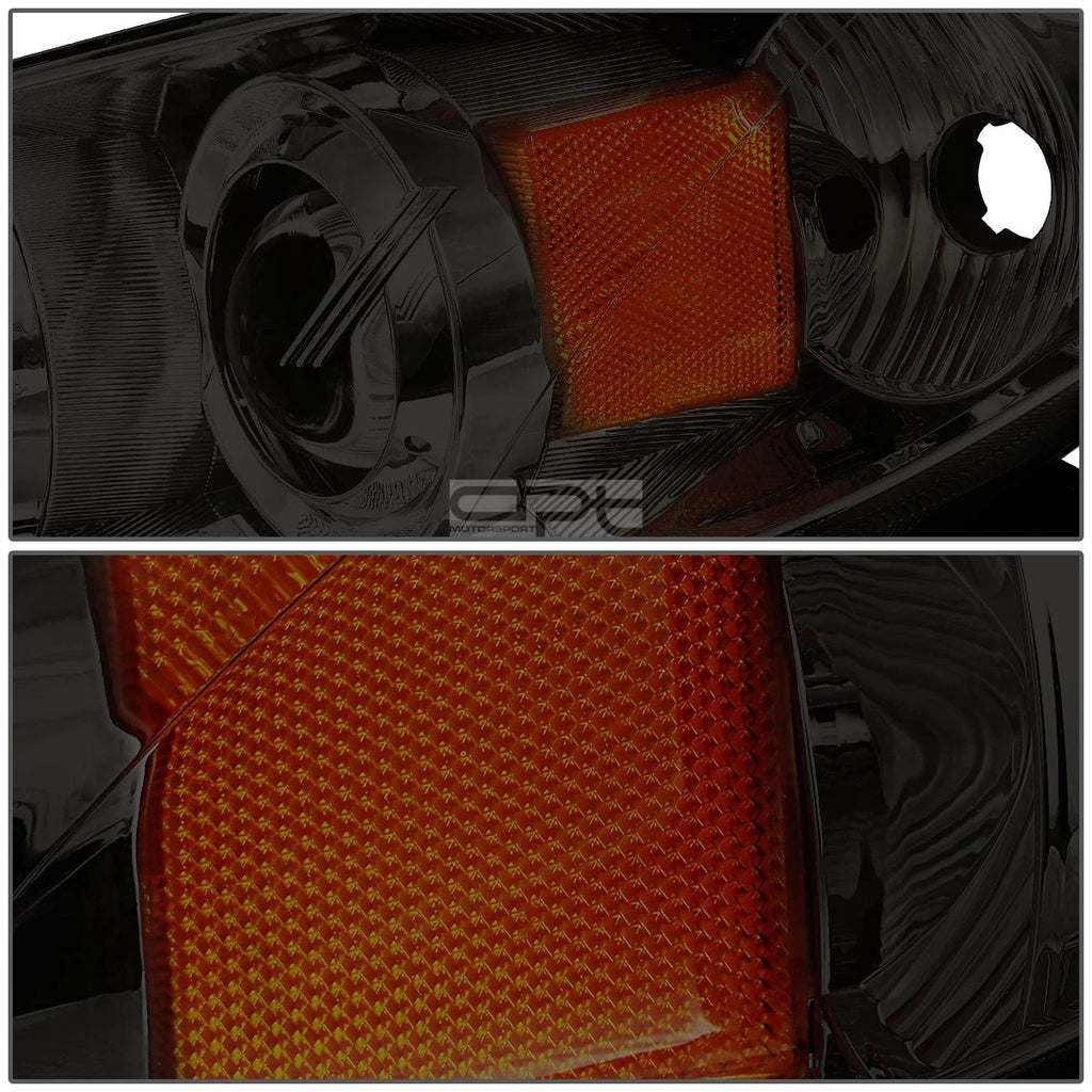 Smoked Housing Amber Side Euro Projector Headlight for Mazda 3 (2004–2009)