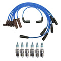 NGK 7mm Wire Set & Denso Iridium Spark Plug Kit for Astro Blazer Safari (1995–2005)