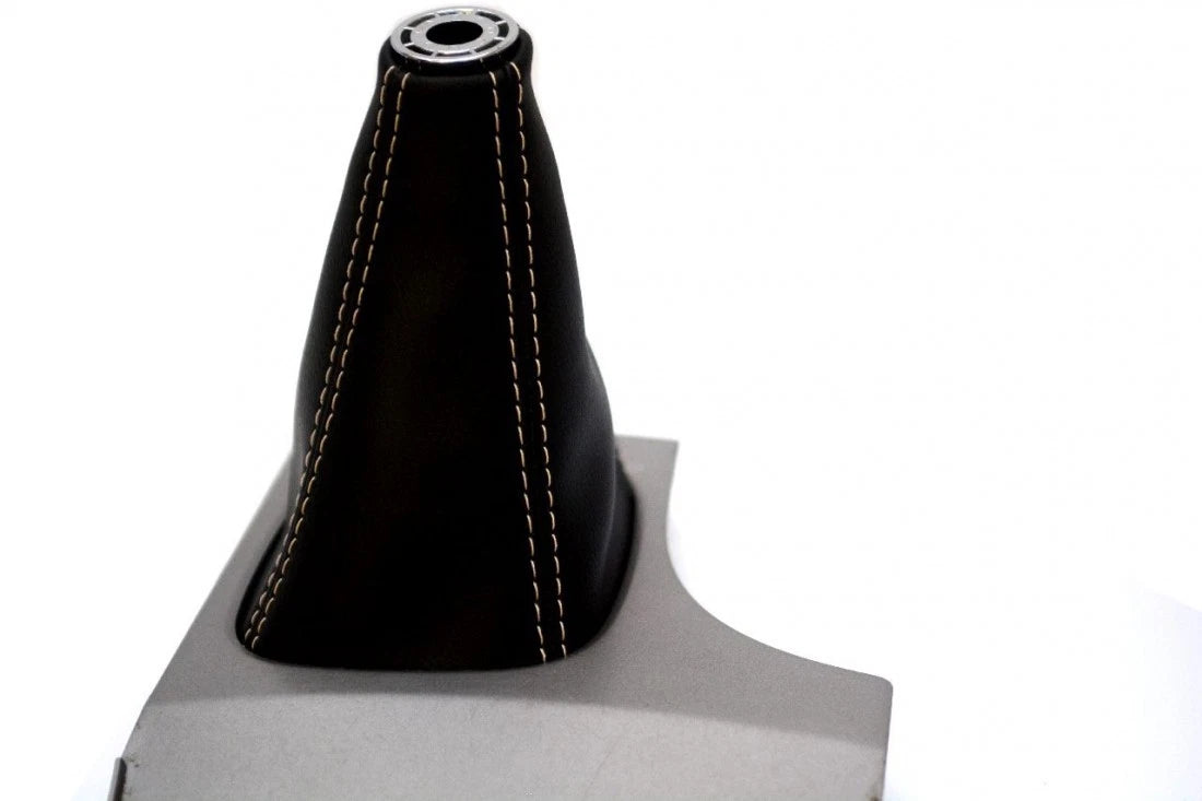 Leather Manual Shift Boot Cover for Toyota Camry (2007–2011) Beige Stitch