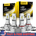 LED Headlight Kit for Make Model  - 9005 9006 Super Bright 6500K