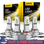 LED Headlight Kit for Make Model  - 9005 9006 Super Bright 6500K