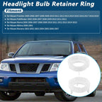 2pc Headlight Bulb Retainer Ring for Nissan Frontier Altima Murano (2005–2023) 260290Z800