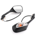Rearview Mirrors w/Turn Signals for Suzuki GSXR600 GSX-R750 GSXR1000 (2002–2015)