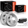 Rear Disc Brake Rotors & Ceramic Pads for Chevy Silverado 1500 (2007–2013)