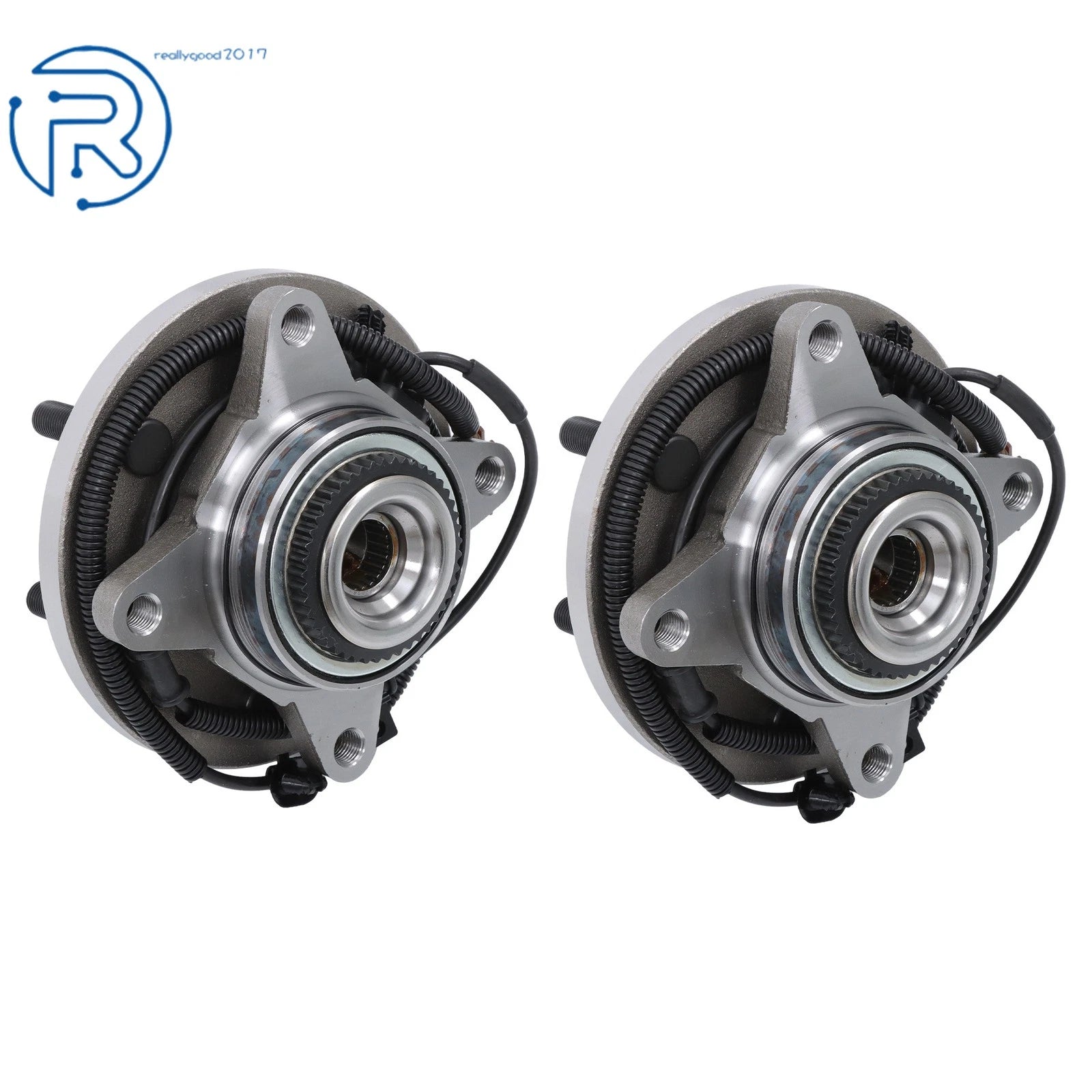 Set of 2 Front Side Wheel Hub Bearing Assemblies for Ford F-150 (2015-2017)