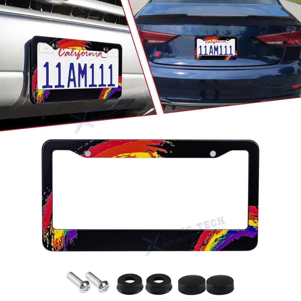 Stainless Steel License Plate Frame for Universal Fit (12x6 Inch) (2020–2026)