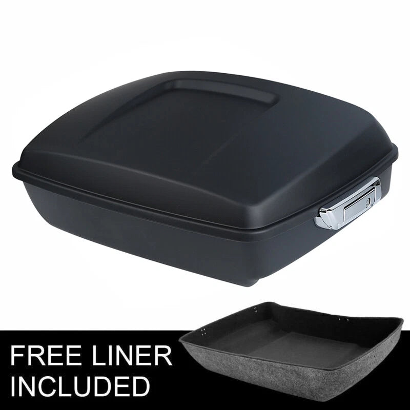 Matte Black Chopped Trunk for Harley Touring Road King Glide (2009–2013)