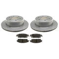 ACDelco Silver Rear Brake Kit 345mm Disc Rotors Pads for Suburban Tahoe (2015–2020)