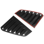 Pair Carbon Look Window Louver Rear Side Vent Cover for Golf 7 GTI R (2014–2020)