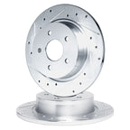 Set of 2 Brake Discs for Land Rover Range Evoque