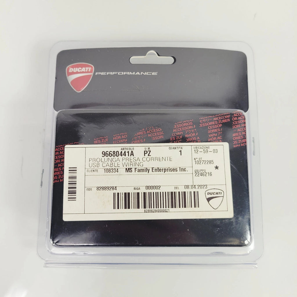 Genuine OEM Power Extension Cable with USB Port for Ducati Multistrada