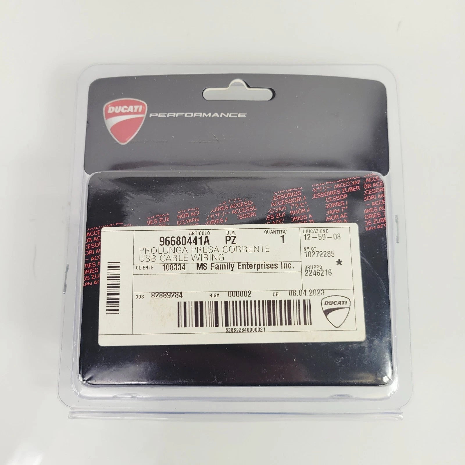 Genuine OEM Power Extension Cable with USB Port for Ducati Multistrada